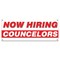 Signmission Now Hiring Counselors Banner Apply Inside Accepting Application Single Sided B-30223 - alternate 1